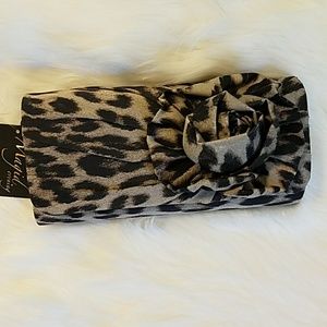 Magid Evening Bags - Leopard Rose evening print clutch Magid Evening Bags - Leopard Rose evening print clutch